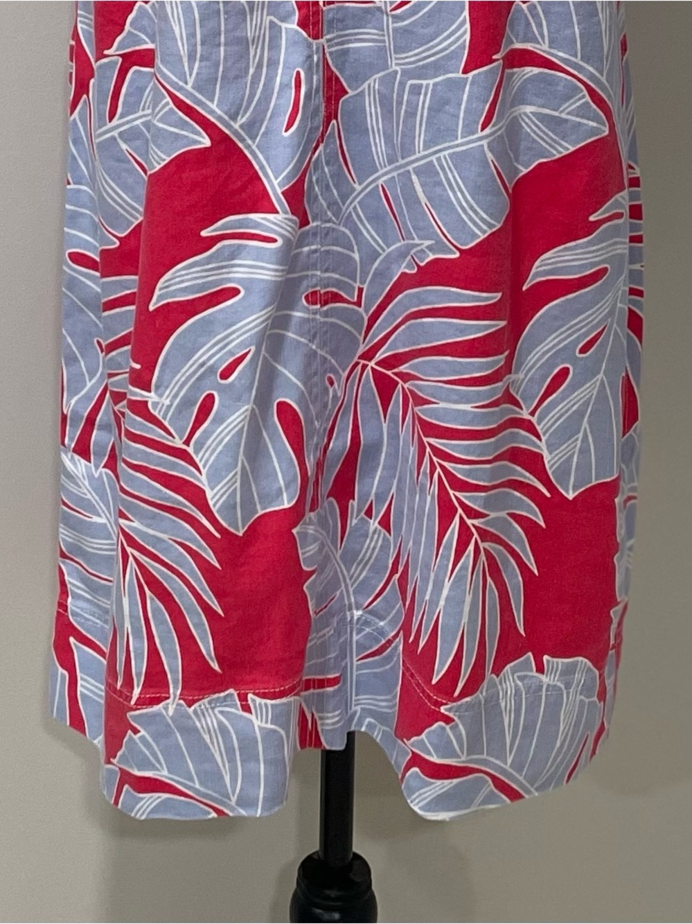 NWT Tommy Bahama Sleeveless Tropical Palm Leaf Shift Dress Coastal Beach Island - Picture 3 of 10